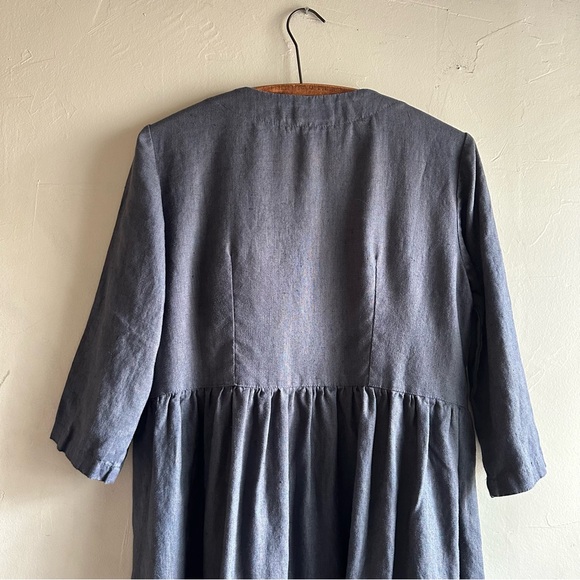 Linogija  oversized linen button up dress - Picture 6 of 10